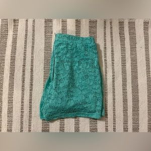 BLUE LACE SHORTS